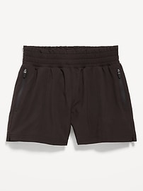Image number 4 showing, High-Waisted StretchTech Performance Shorts for Girls