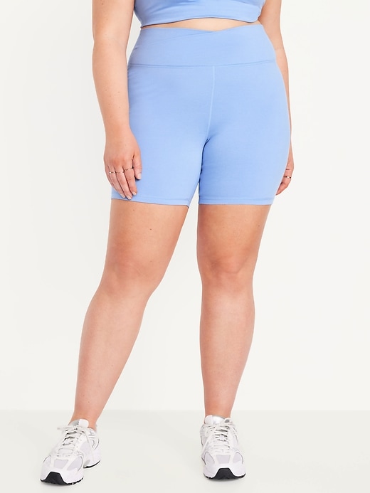 Image number 7 showing, Extra High-Waisted CloudComfy Biker Shorts -- 6-inch inseam