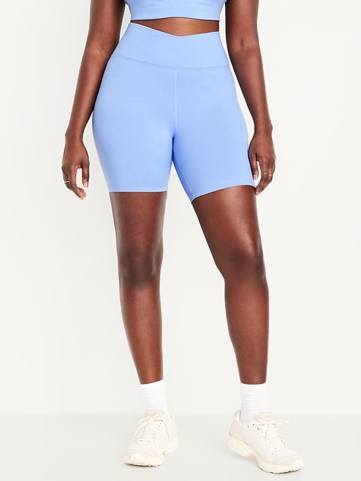 Image number 5 showing, Extra High-Waisted CloudComfy Biker Shorts -- 6-inch inseam