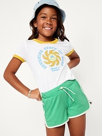 Image number 3 showing, Dolphin-Hem Cheer Shorts for Girls