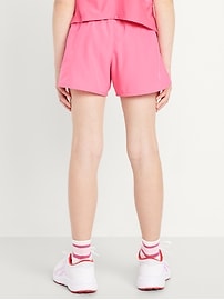 Image number 2 showing, High-Waisted Dolphin-Hem Run Shorts for Girls