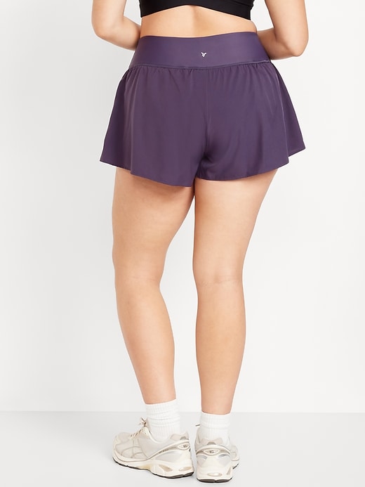 Image number 6 showing, High-Waisted StretchTech 2-in-1 Shorts -- 3-inch inseam