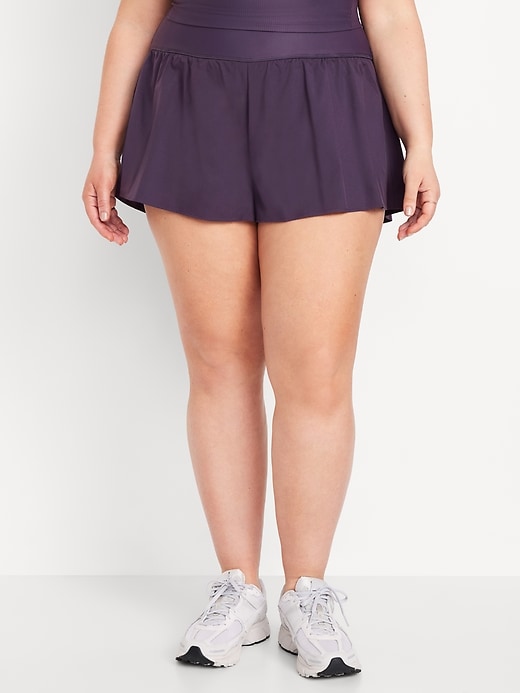 Image number 7 showing, High-Waisted StretchTech 2-in-1 Shorts -- 3-inch inseam