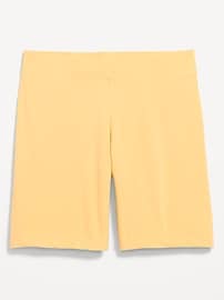 Image number 4 showing, High-Waisted Jersey Biker Shorts -- 6-inch inseam