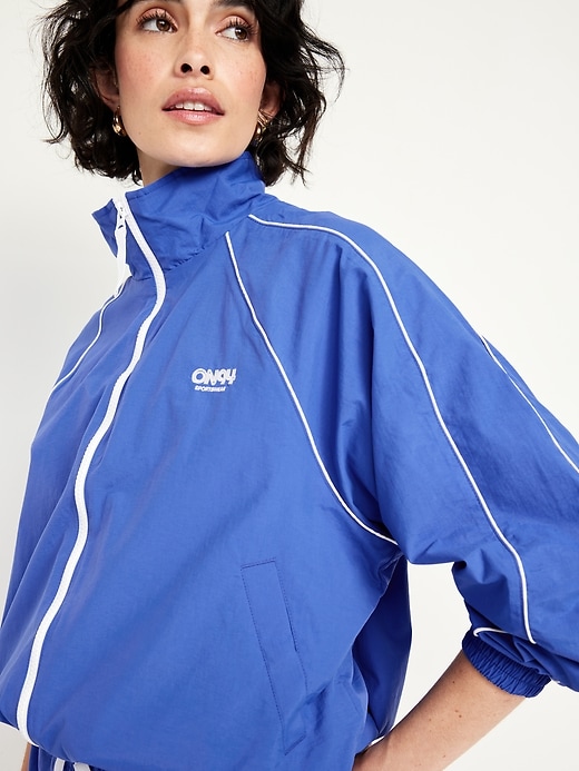 Image number 4 showing, Nylon Zip Jacket