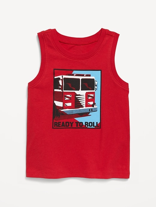 Image number 1 showing, Graphic Tank Top for Toddler Boys