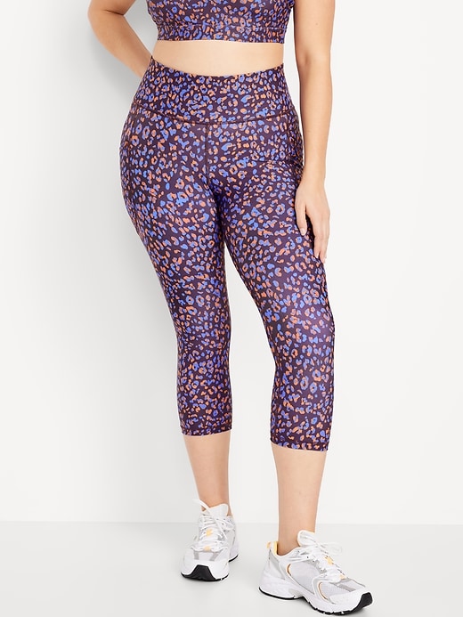 Image number 5 showing, High-Waisted PowerSoft Crop Pocket Leggings