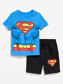 Image number 1 showing, DC Comics™ Superman Graphic T-Shirt and Shorts Set for Toddler Boys