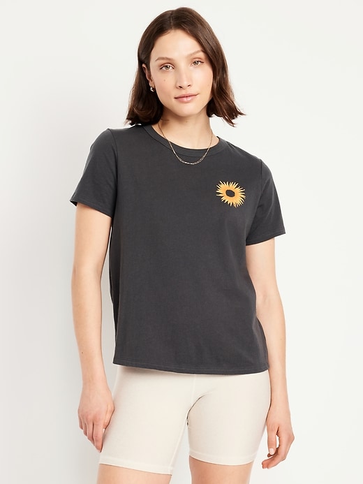 Image number 1 showing, EveryWear Crew-Neck Graphic T-Shirt