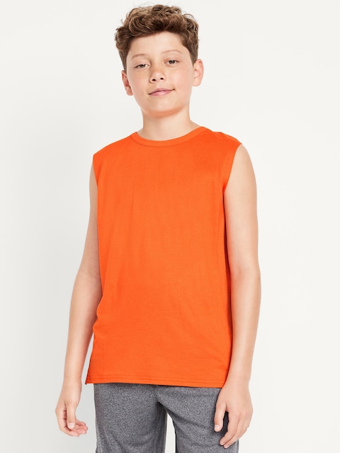 CloudMotion Performance Tank Top for Boys - Orange