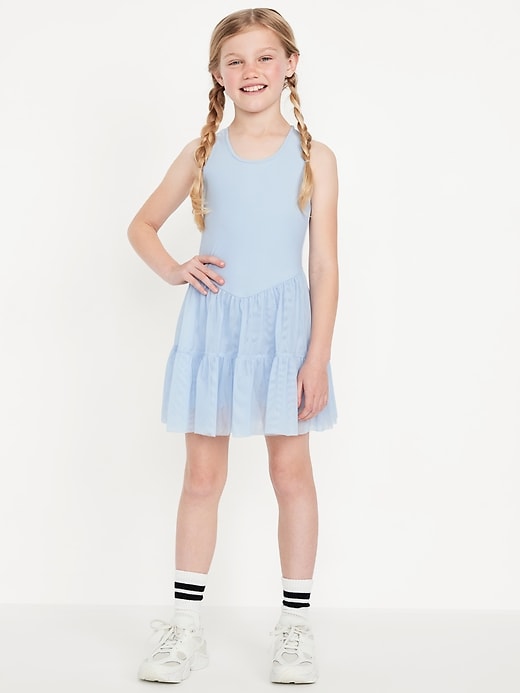 Image number 3 showing, PowerSoft Sleeveless Tutu Athletic Dress for Girls