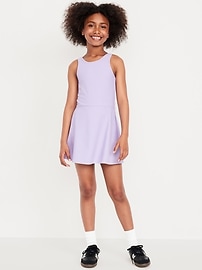Image number 3 showing, PowerSoft Sleeveless Ribbed Athletic Dress for Girls