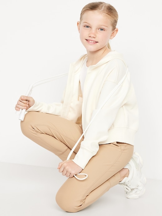 Image number 3 showing, High-Waisted PowerSoft 7/8-Length Performance Leggings for Girls