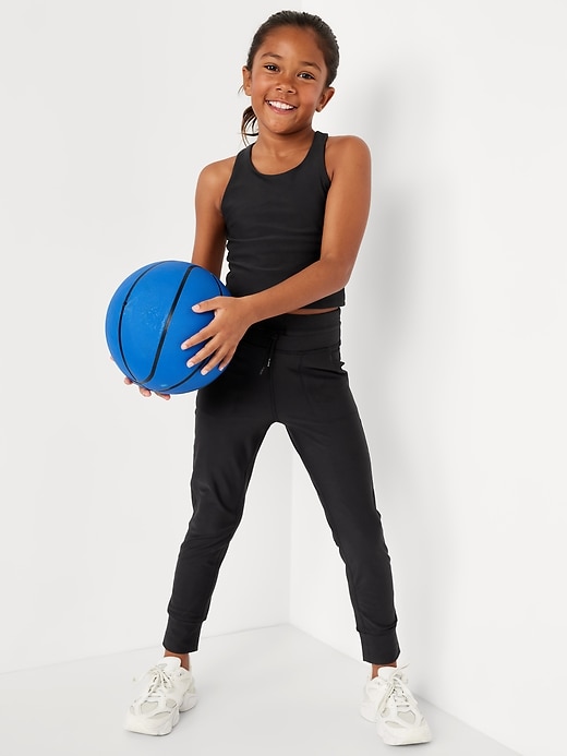 Image number 3 showing, High-Waisted PowerSoft 7/8-Length Performance Leggings for Girls