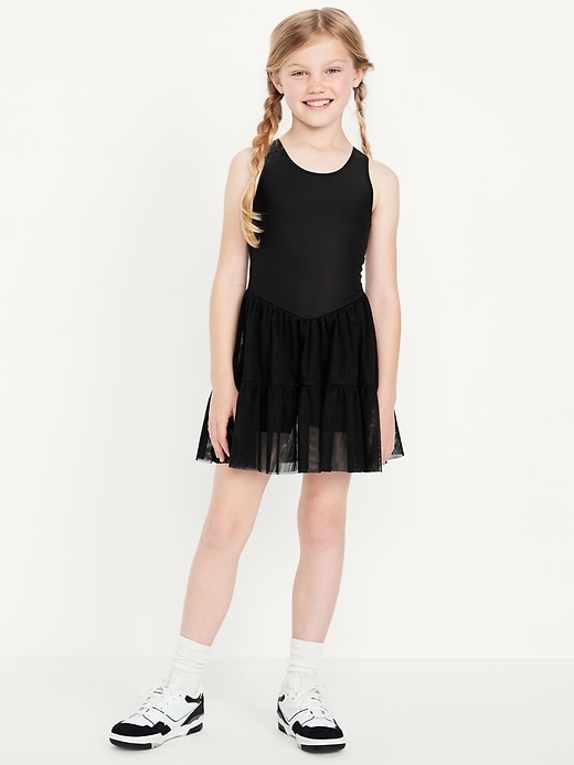 Image number 3 showing, PowerSoft Sleeveless Tutu Athletic Dress for Girls