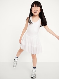 Image number 1 showing, PowerSoft Sleeveless Tutu Athletic Dress for Girls