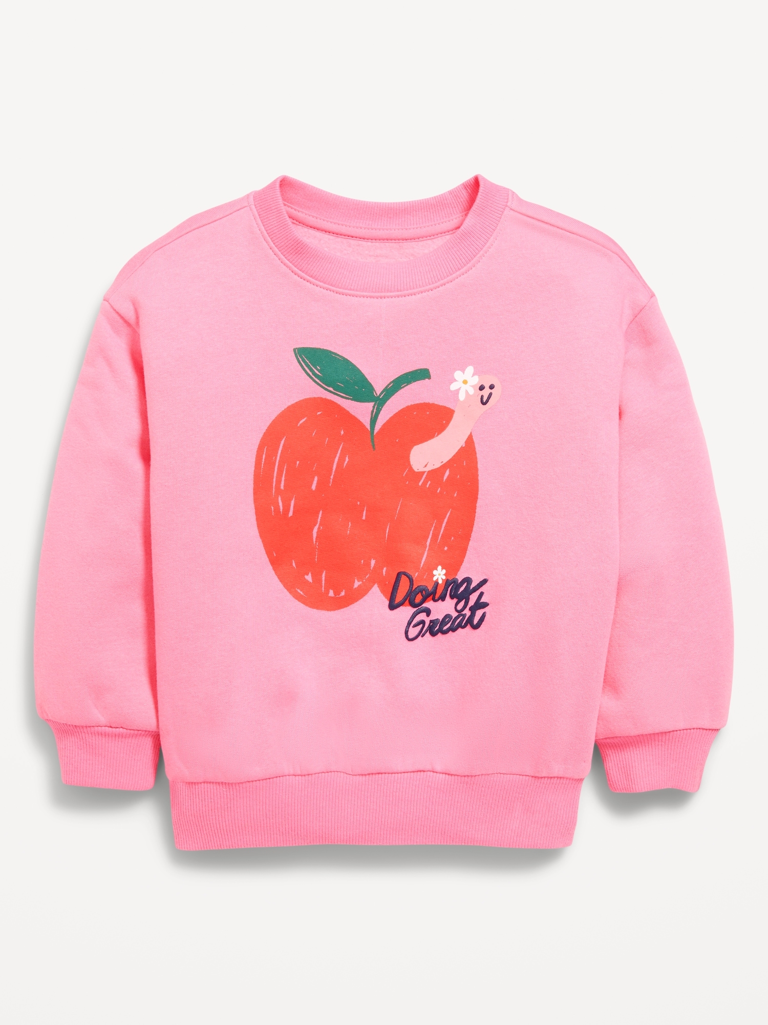 Long-Sleeve Graphic Sweatshirt for Toddler Girls