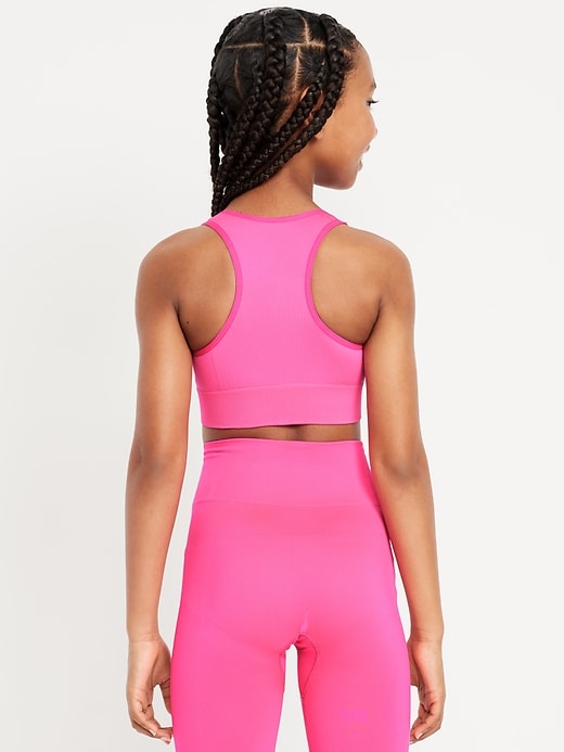 Image number 2 showing, Fitted Seamless Performance Bra for Girls