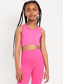 Image number 3 showing, Fitted Seamless Performance Bra for Girls