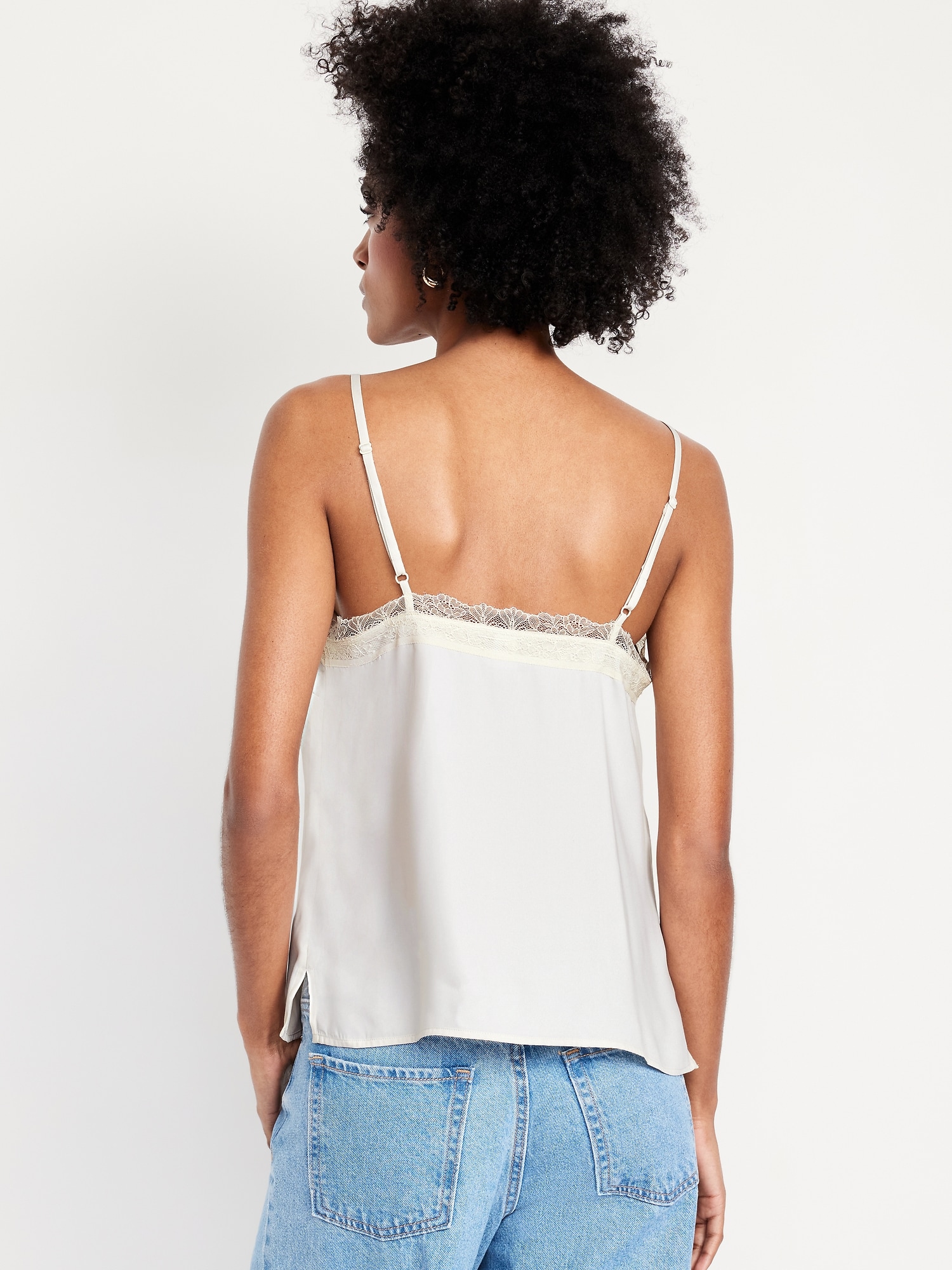 【新品】ハーリップトゥLace-Trimmed Satin Cami Dress cn52377037.jpg