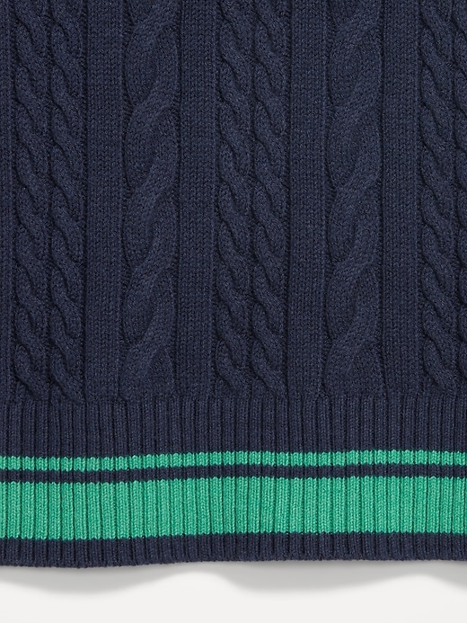 Image number 6 showing, Wool-Blend Cable-Knit Vest
