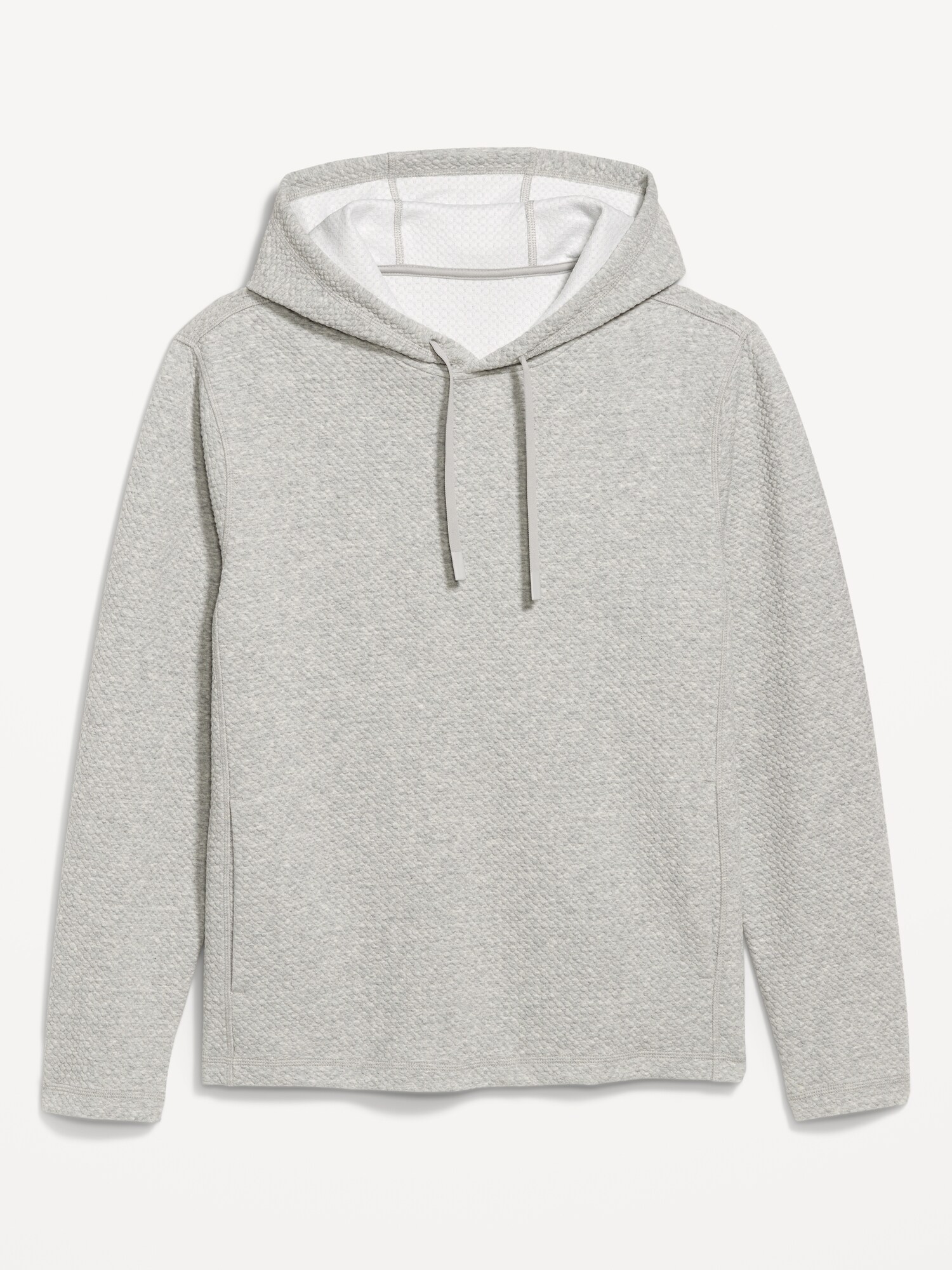 Мужское худи Old Navy Recharge Fleece Pullover, цвет: Светлый серый — фото 4