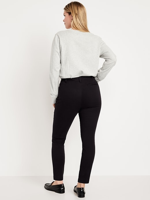 Image number 7 showing, High-Waisted Uniform Skinny Pants