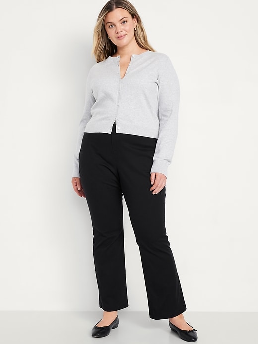 Image number 8 showing, High-Waisted Uniform Boot-Cut Pants