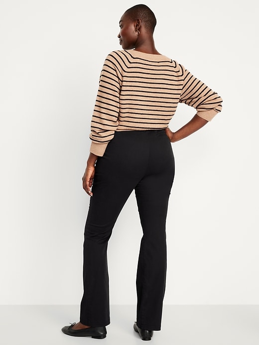 Image number 7 showing, High-Waisted Uniform Boot-Cut Pants