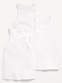 Image number 1 showing, Rib-Knit Tank Top 3-Pack for Boys