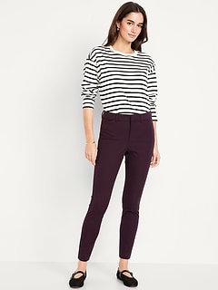 High-Waisted Pixie Skinny Ankle Pants