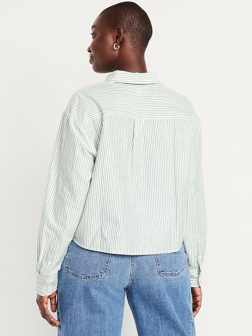 Image number 6 showing, Cropped Button-Down Oxford Shirt