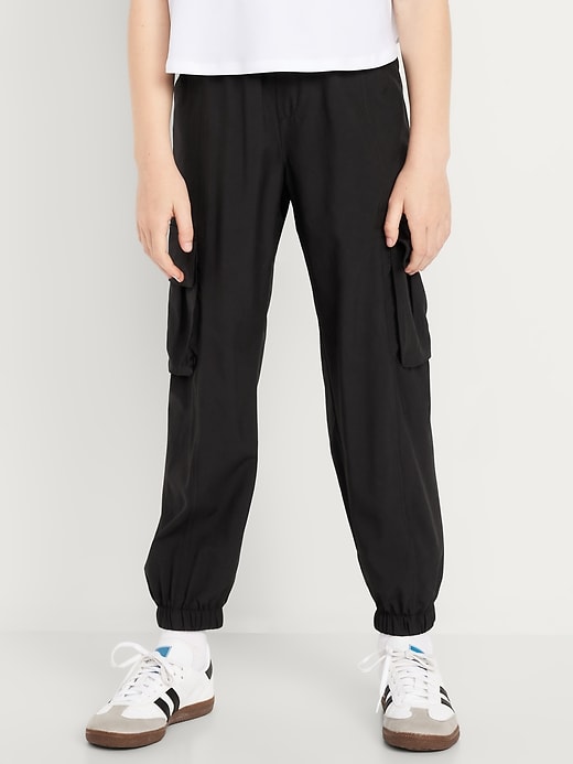 Image number 1 showing, High-Waisted StretchTech Performance Joggers for Girls