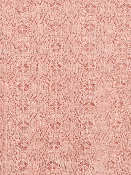 Image number 5 showing, Wool-Blend Puff-Sleeve Tie-Neck Sweater