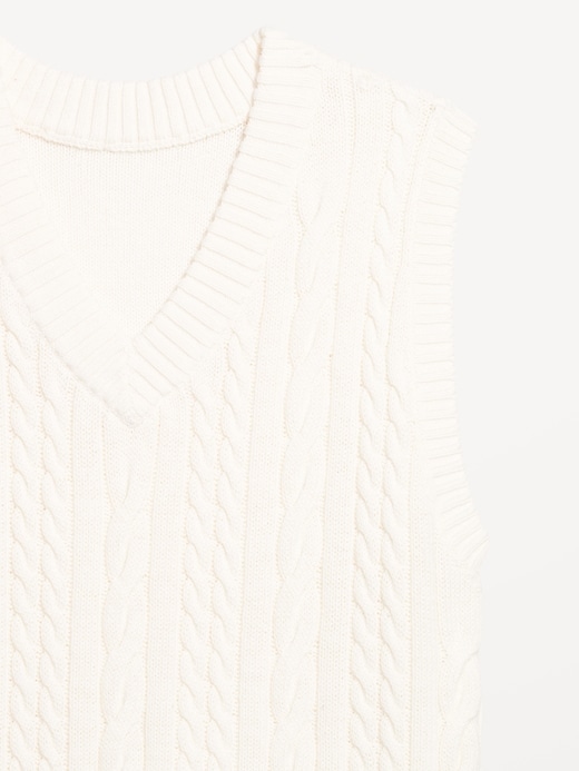 Image number 4 showing, Wool-Blend Cable-Knit Vest