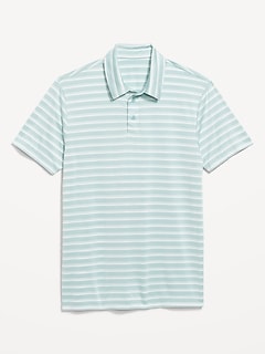 CloudMotion Striped Polo