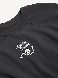 Image number 5 showing, SoComfy Oversized Graphic Raglan Sweatshirt
