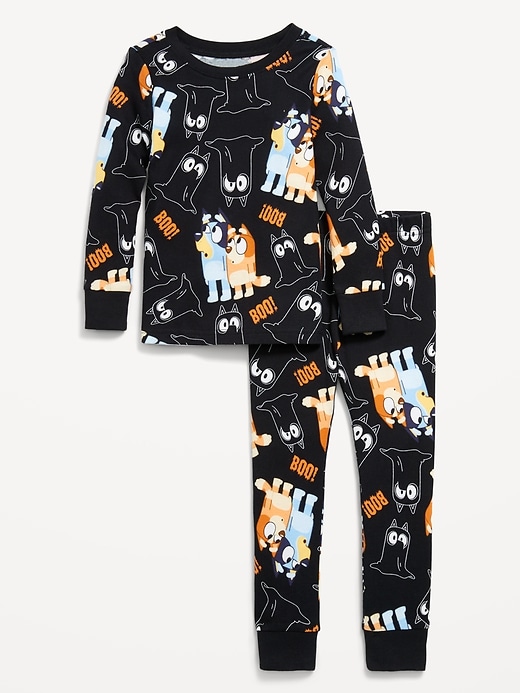 Image number 1 showing, Bluey™ Unisex Graphic Snug-Fit Pajama Set for Toddler & Baby