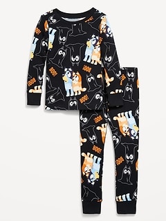 Bluey™ Unisex Graphic Snug-Fit Pajama Set for Toddler & Baby