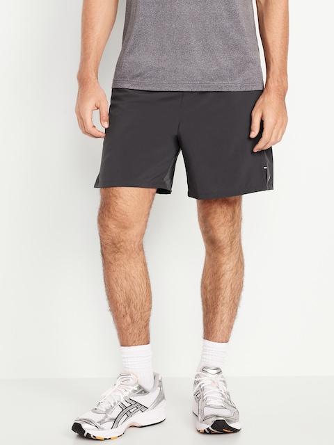 Performance Vent Run Shorts -- 7-inch inseam - Panther