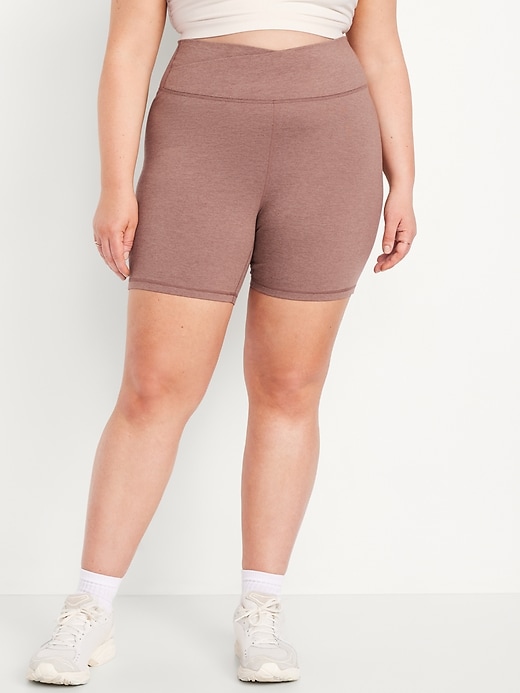 Image number 7 showing, Extra High-Waisted CloudComfy Biker Shorts -- 6-inch inseam