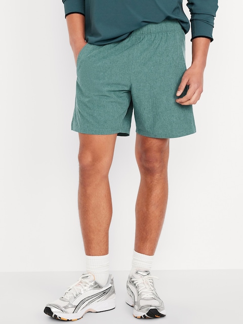 Essential Woven Workout Shorts -- 7-inch inseam - Pale Slate