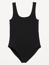 Image number 2 showing, Double-Layer Scoop-Neck Bodysuit