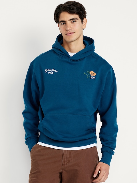 Graphic Rotation Hoodie - Victorian Blue