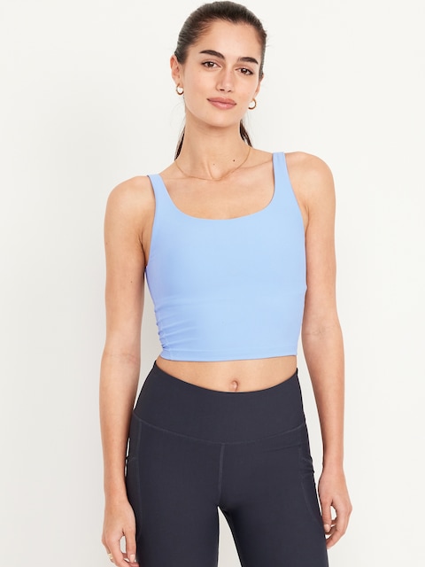 Light Support PowerSoft Longline Sports Bra - Peri Heir
