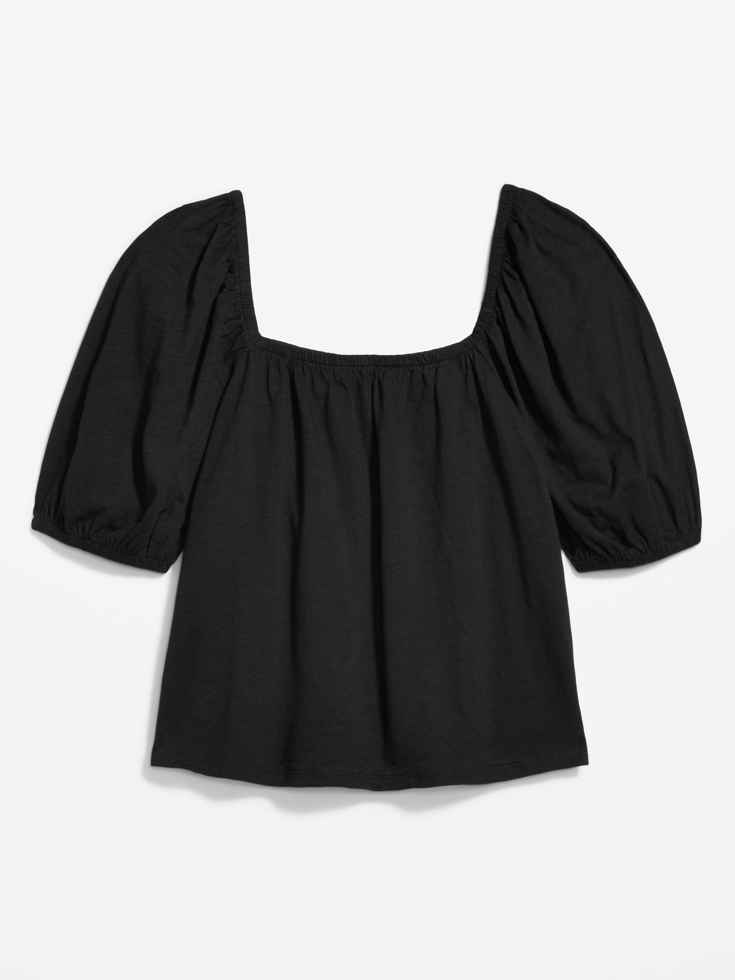 Square-Neck Puff-Sleeve Top | Old Navy