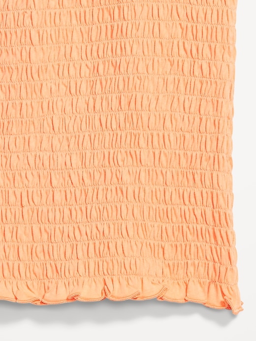Image number 4 showing, Sleeveless Smocked Crop Top