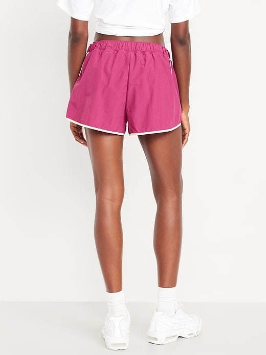 Image number 2 showing, Mid-Rise Woven Run Shorts