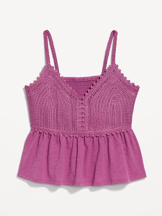 Image number 9 showing, Sleeveless Crochet Top