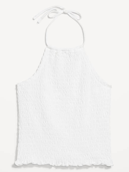 Image number 9 showing, Sleeveless Smocked Crop Top